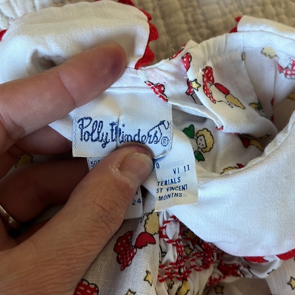 Vintage Polly Flinders Toddler Christmas Dress, 24 Months, Dress with Bloomers - Picture 7 of 7